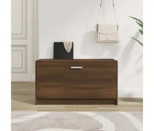 Batų Suoliukas, Rudas Ąžuolo, 80X24X45cm Apdirbta Mediena