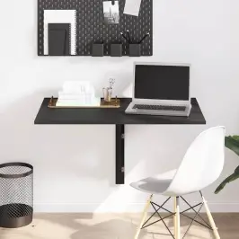 Sienas Galds, Melns, 100X60X56 Cm, Inženierijas Koks Vidaxl