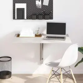 Sulankstomas Sieninis Staliukas, Pilkas, 100X60X56cm Mediena