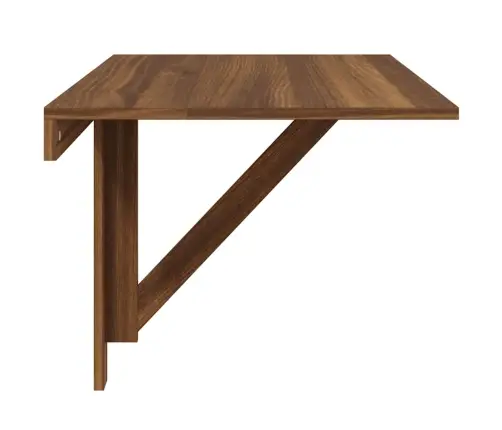 Sienas Galds, Brūna Ozolkoka, 100X60X56 Cm, Inženierijas Koks Vidaxl