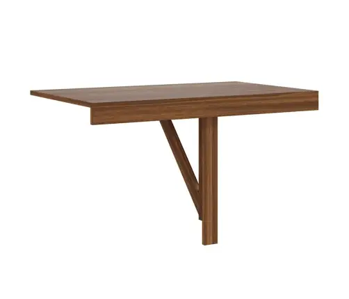 Sienas Galds, Brūna Ozolkoka, 100X60X56 Cm, Inženierijas Koks Vidaxl