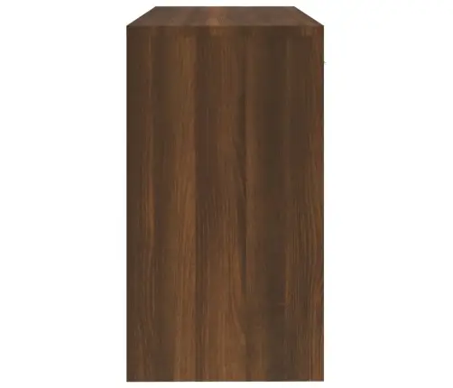 Rakstāmgalds Ar Atvilktni, Skapīti, Brūna Ozolkoka, 100X40X73Cm Vidaxl