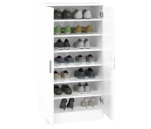 Spintelė Batams, Balta, 55X35X108cm Apdirbta Mediena, Blizgi