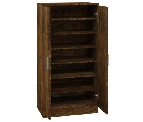 Apavu Plaukts, Ozolkoka Krāsa, 55X35X108 Cm, Inženierijas Koks Vidaxl