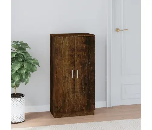 Apavu Plaukts, Ozolkoka Krāsa, 55X35X108 Cm, Inženierijas Koks Vidaxl