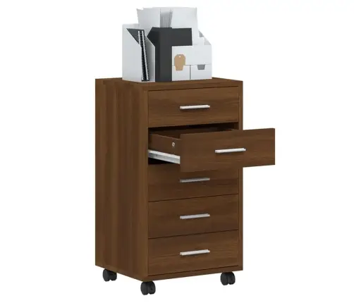 Sahtlitega Kapp, Ratastega, Pruun Tamm, Tehispuit