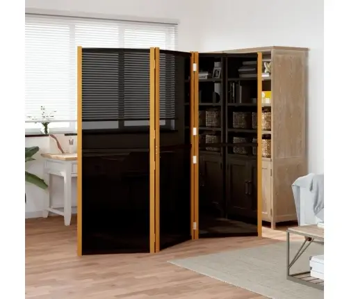 3 Paneeliga Ruumijagaja, Must, 210 X 180 Cm