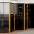 5 Paneeliga Ruumijagaja, Must, 350 X 180 Cm