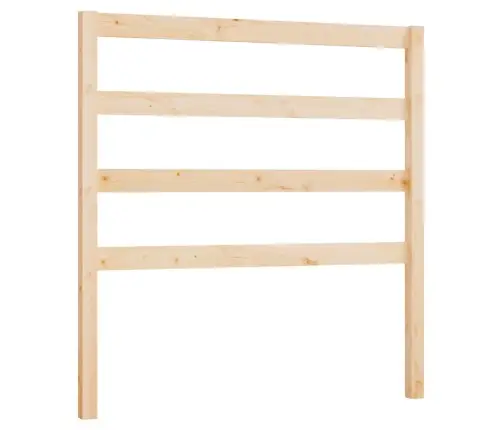 Gultas Galvgalis, 96X4X100 Cm, Priedes Masīvkoks Vidaxl