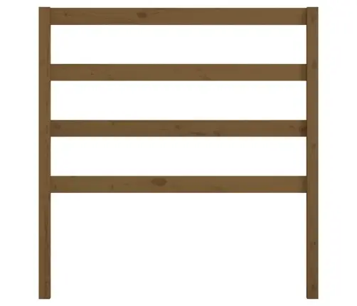 Gultas Galvgalis, Medus Brūns, 96X4X100 Cm, Priedes Masīvkoks Vidaxl
