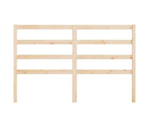 Lovos Galvūgalis, 126X4X100cm Pušies Medienos Masyvas