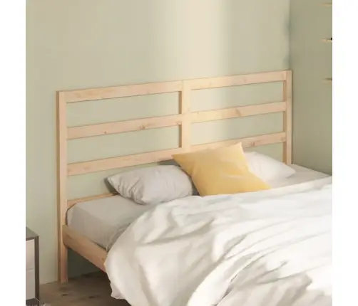 Lovos Galvūgalis, 126X4X100cm Pušies Medienos Masyvas