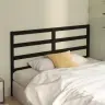 Gultas Galvgalis, Melns, 126X4X100 Cm, Priedes Masīvkoks Vidaxl