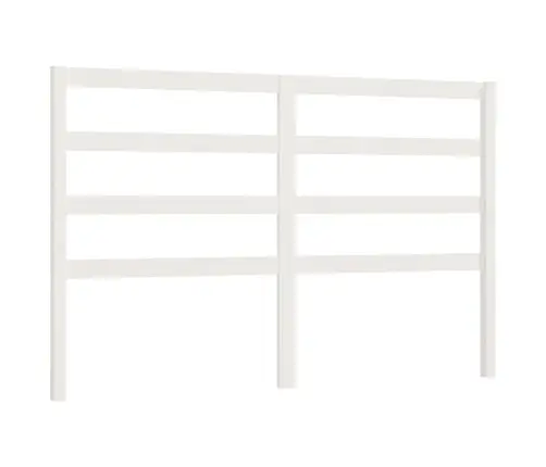 Voodipeats, Valge, 146 X 4 X 100 cm Männipuit