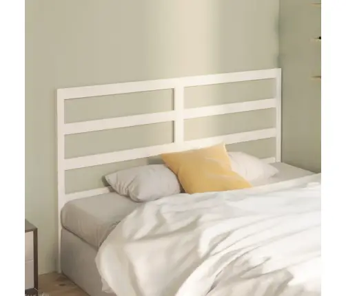 Voodipeats, Valge, 166 X 4 X 100 cm Männipuit