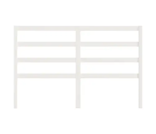 Voodipeats, Valge, 166 X 4 X 100 cm Männipuit