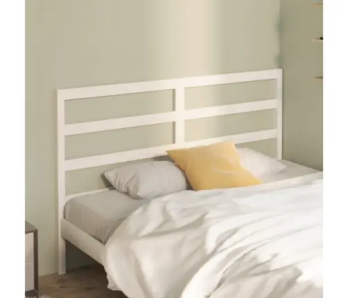 Voodipeats, Valge, 166 X 4 X 100 cm Männipuit