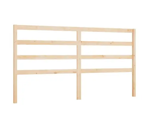 Lovos Galvūgalis, 206X4X100cm Pušies Medienos Masyvas