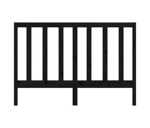 Voodipeats, Must 146X4X100 Cm Männipuit