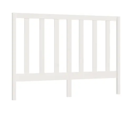 Gultas Galvgalis, Balts, 166X4X100 Cm, Priedes Masīvkoks Vidaxl