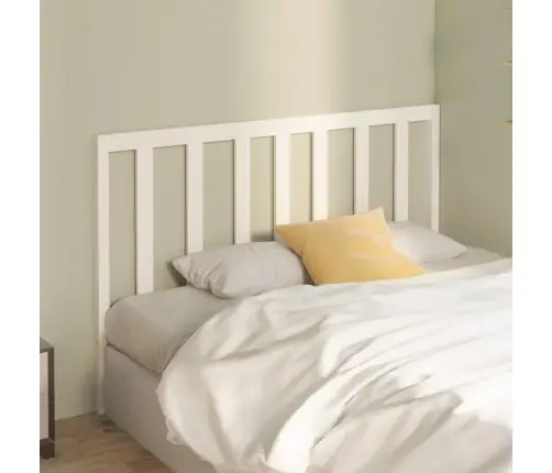 Gultas Galvgalis, Balts, 166X4X100 Cm, Priedes Masīvkoks Vidaxl