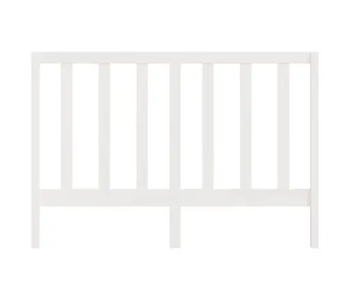 Gultas Galvgalis, Balts, 166X4X100 Cm, Priedes Masīvkoks Vidaxl