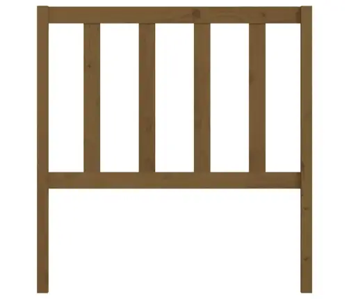 Gultas Galvgalis, Medus Brūns, 96X4X100 Cm, Priedes Masīvkoks Vidaxl