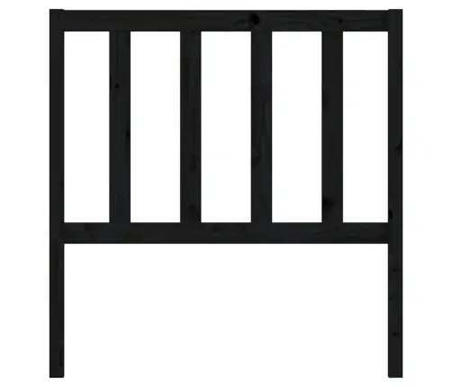 Voodipeats, Must, 96 X 4 X 100 cm Männipuit