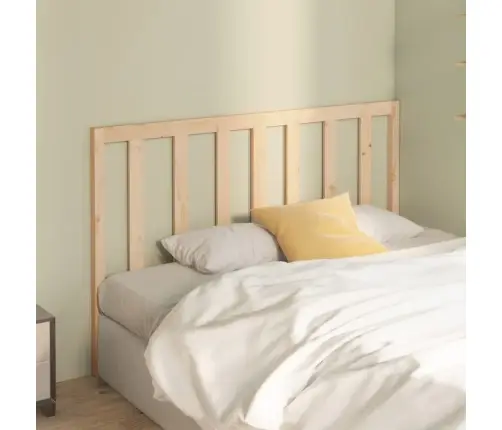 Gultas Galvgalis, 126X4X100 Cm, Priedes Masīvkoks Vidaxl