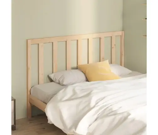 Gultas Galvgalis, 126X4X100 Cm, Priedes Masīvkoks Vidaxl