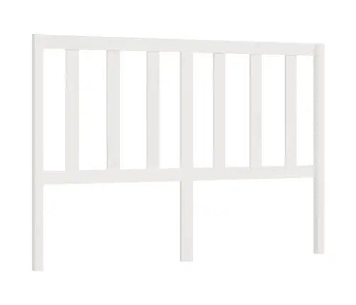 Gultas Galvgalis, Balts, 166X4X100 Cm, Priedes Masīvkoks Vidaxl