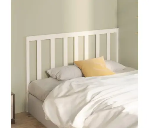 Gultas Galvgalis, Balts, 166X4X100 Cm, Priedes Masīvkoks Vidaxl