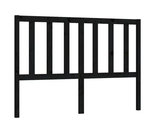 Gultas Galvgalis, Melns, 166X4X100 Cm, Priedes Masīvkoks Vidaxl