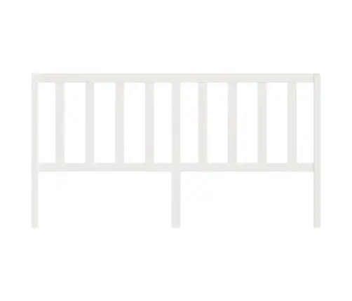 Gultas Galvgalis, Balts, 206X4X100 Cm, Priedes Masīvkoks Vidaxl