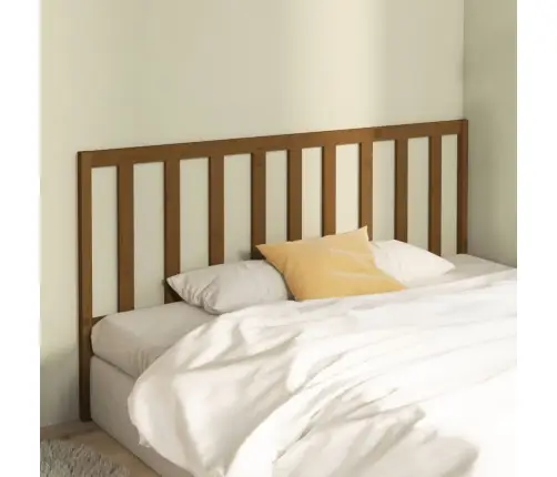 Gultas Galvgalis, Medus Brūns, 206X4X100 Cm, Priedes Masīvkoks Vidaxl