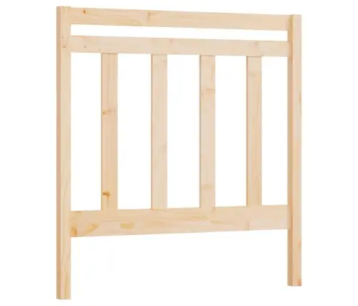 Gultas Galvgalis, 96X4X100 Cm, Priedes Masīvkoks Vidaxl