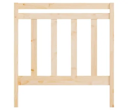 Lovos Galvūgalis, 106X4X100cm Pušies Medienos Masyvas