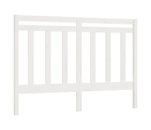 Gultas Galvgalis, Balts, 141X4X100 Cm, Priedes Masīvkoks Vidaxl