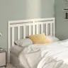 Gultas Galvgalis, Balts, 156X4X100 Cm, Priedes Masīvkoks Vidaxl