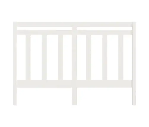 Gultas Galvgalis, Balts, 156X4X100 Cm, Priedes Masīvkoks Vidaxl