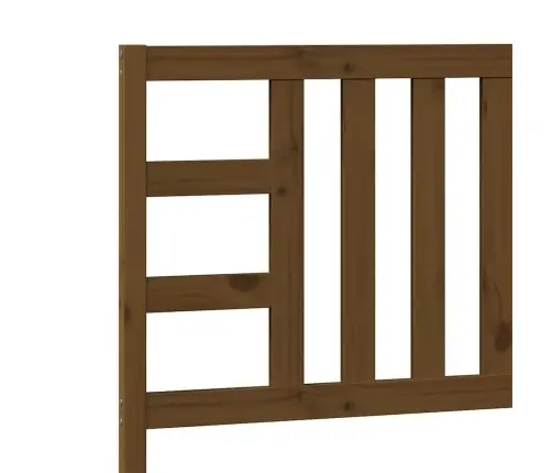 Gultas Galvgalis, Medus Brūns, 96X4X100 Cm, Priedes Masīvkoks Vidaxl