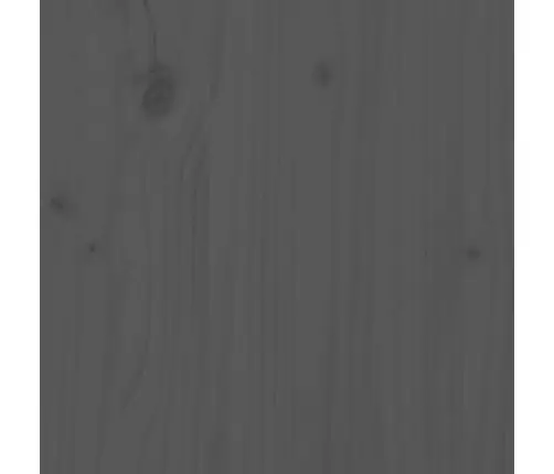 Gultas Galvgalis, Pelēks, 106X4X100 Cm, Priedes Masīvkoks Vidaxl