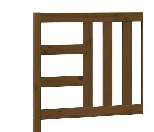 Lovos Galvūgalis, Medaus Rudas, 106X4X100cm Pušies Masyvas