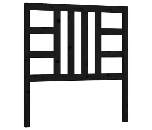 Voodipeats, Must, 106 X 4 X 100 cm Männipuit