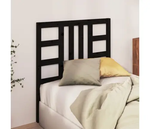 Voodipeats, Must, 106 X 4 X 100 cm Männipuit