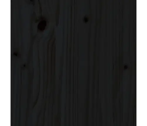 Gultas Galvgalis, Melns, 106X4X100 Cm, Priedes Masīvkoks Vidaxl