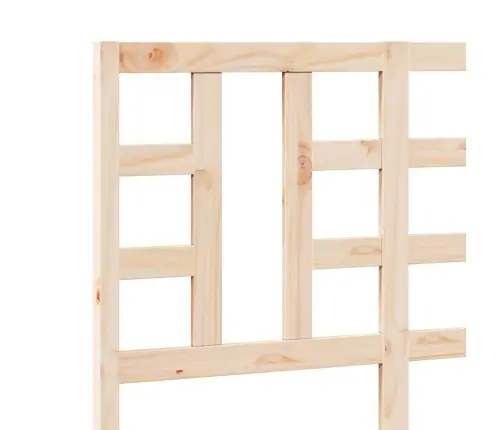 Gultas Galvgalis, 126X4X100 Cm, Priedes Masīvkoks Vidaxl