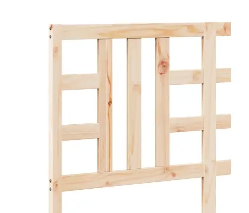 Gultas Galvgalis, 141X4X100 Cm, Priedes Masīvkoks Vidaxl