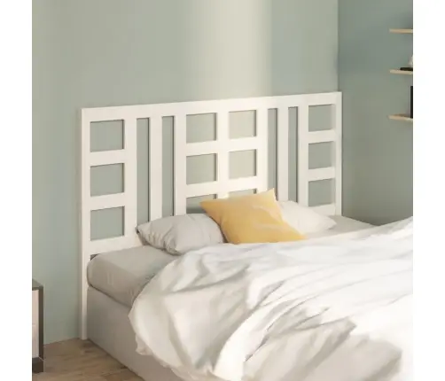 Gultas Galvgalis, Balts, 156X4X100 Cm, Priedes Masīvkoks Vidaxl