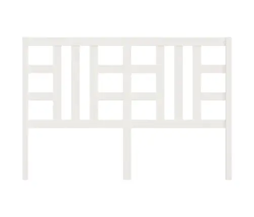 Gultas Galvgalis, Balts, 156X4X100 Cm, Priedes Masīvkoks Vidaxl
